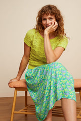 Layla Skirt Cocktail - Macaw Green