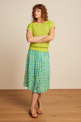 Layla Skirt Cocktail - Macaw Green