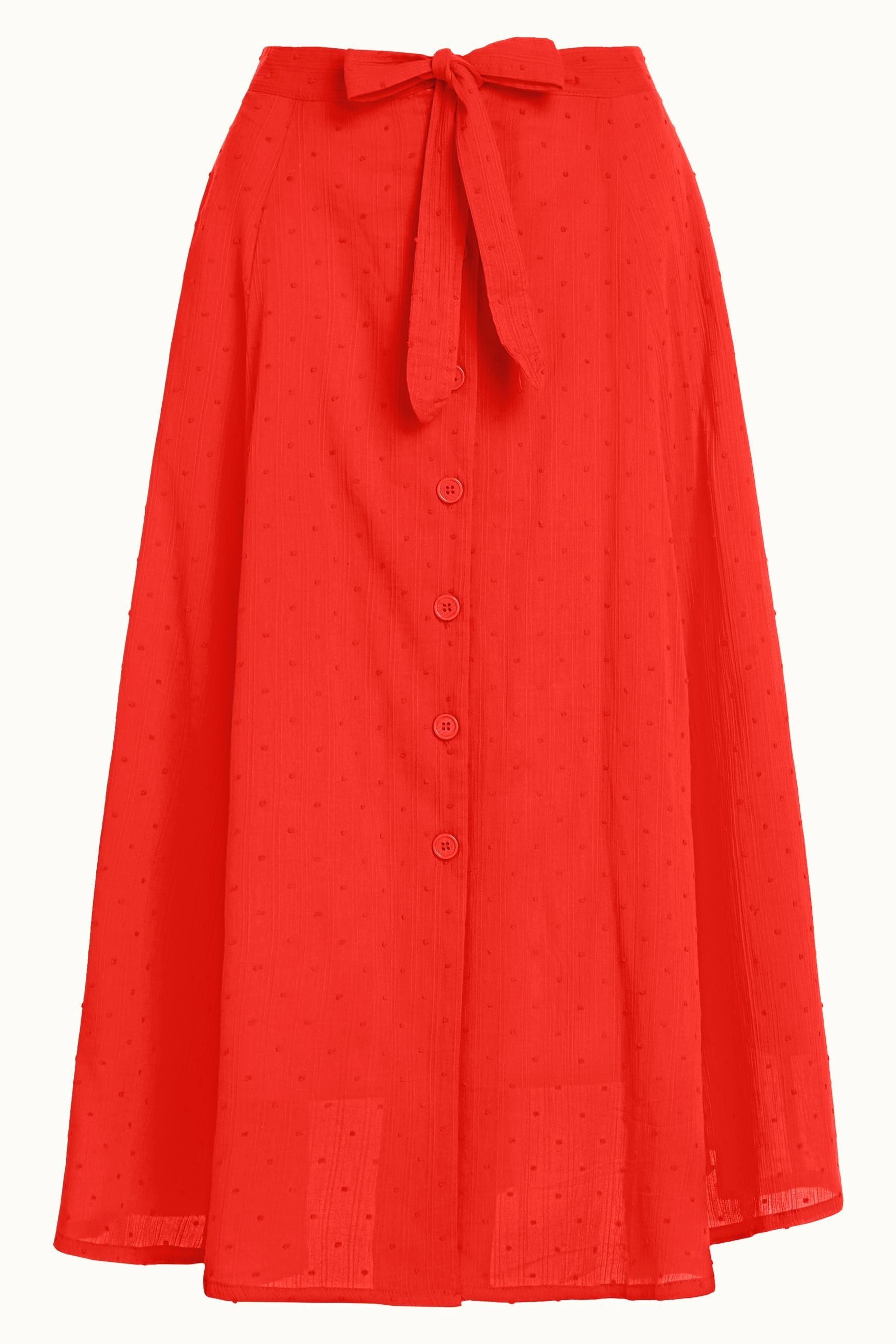 Judy Midi Skirt Verano - Fire Red