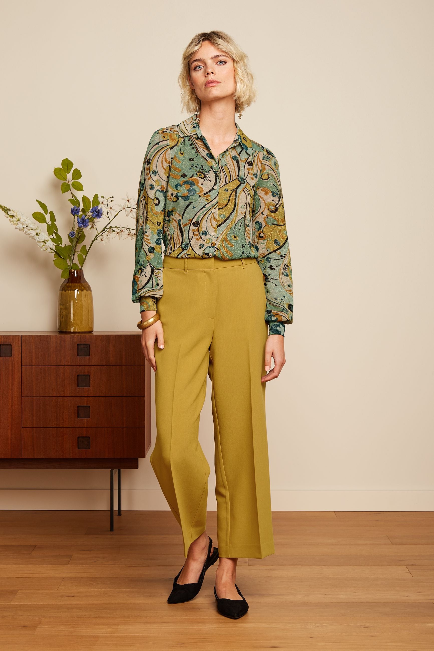 Federica Pants Simonet - Sulphur Yellow