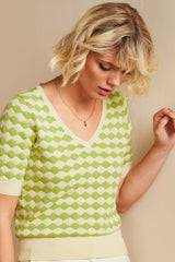 Agnes V Top Turtle - Macaw Green