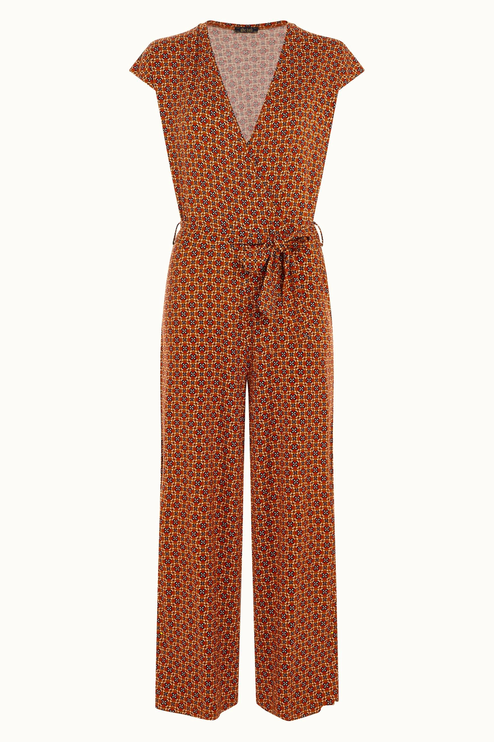 Mary Jumpsuit Miro - Jalapeno Red