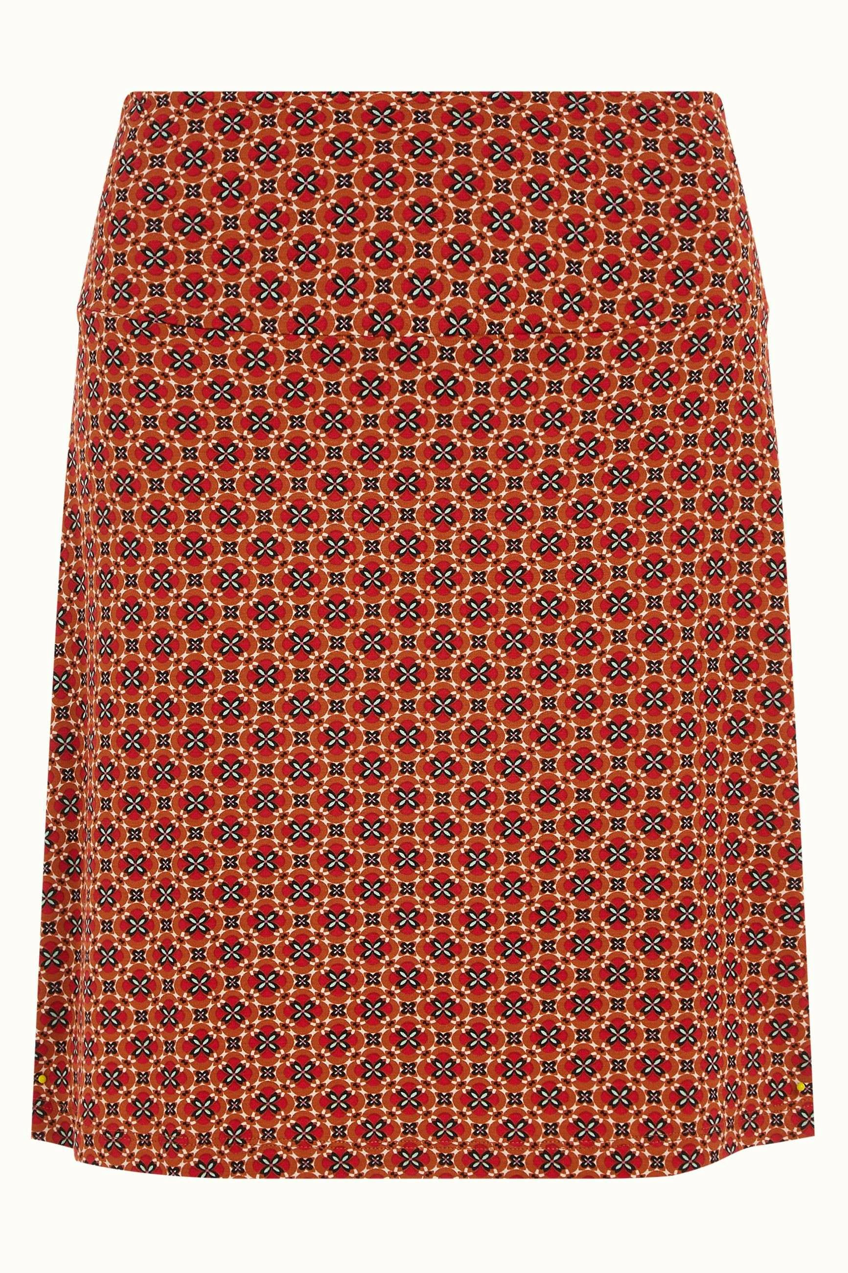 Border Skirt Miro - Jalapeno Red