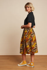 Suzette Pleat Skirt Zolea - Sulphur Yellow