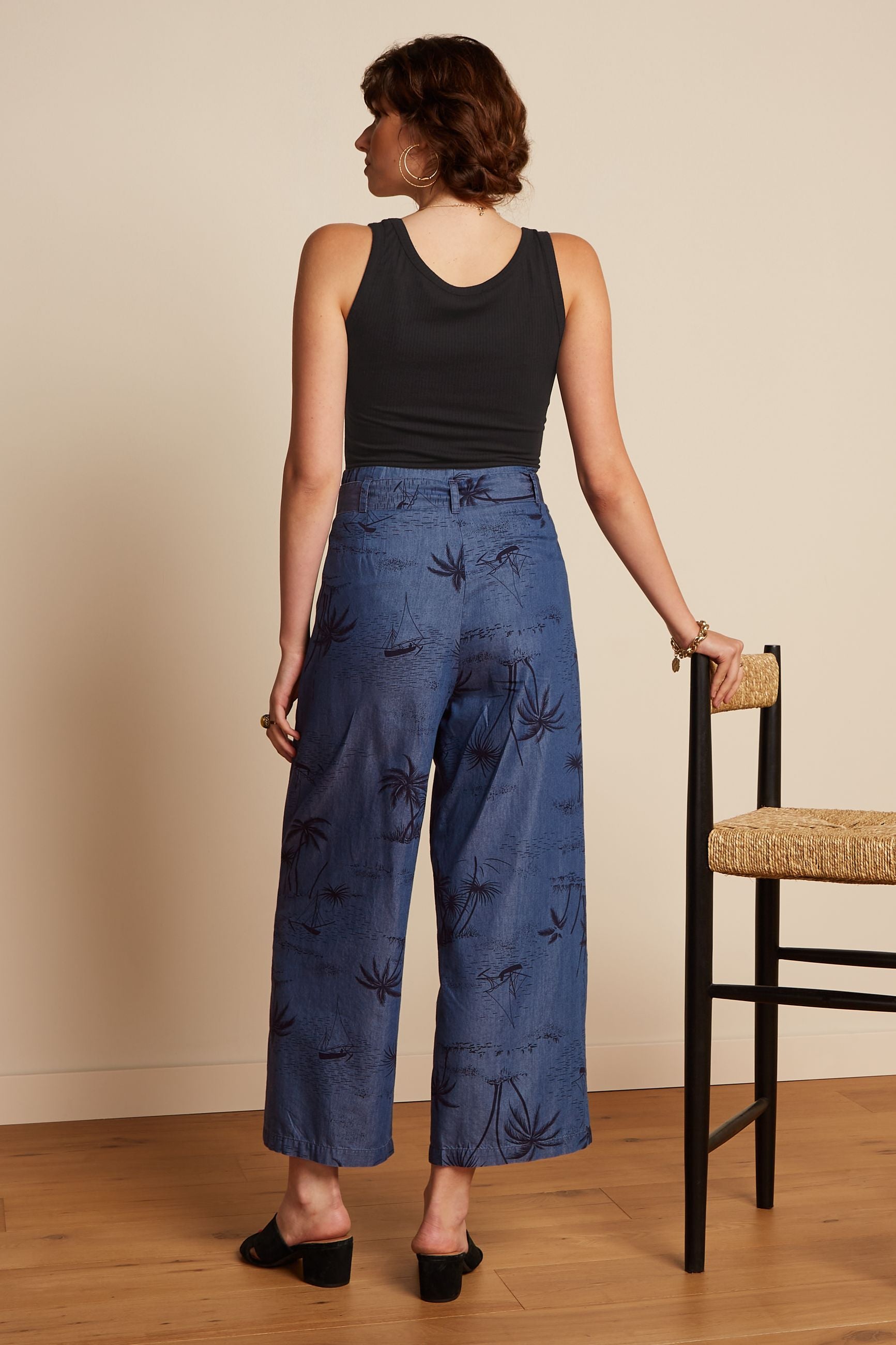 Neva Cropped Pants Daytrip - Denim Blue