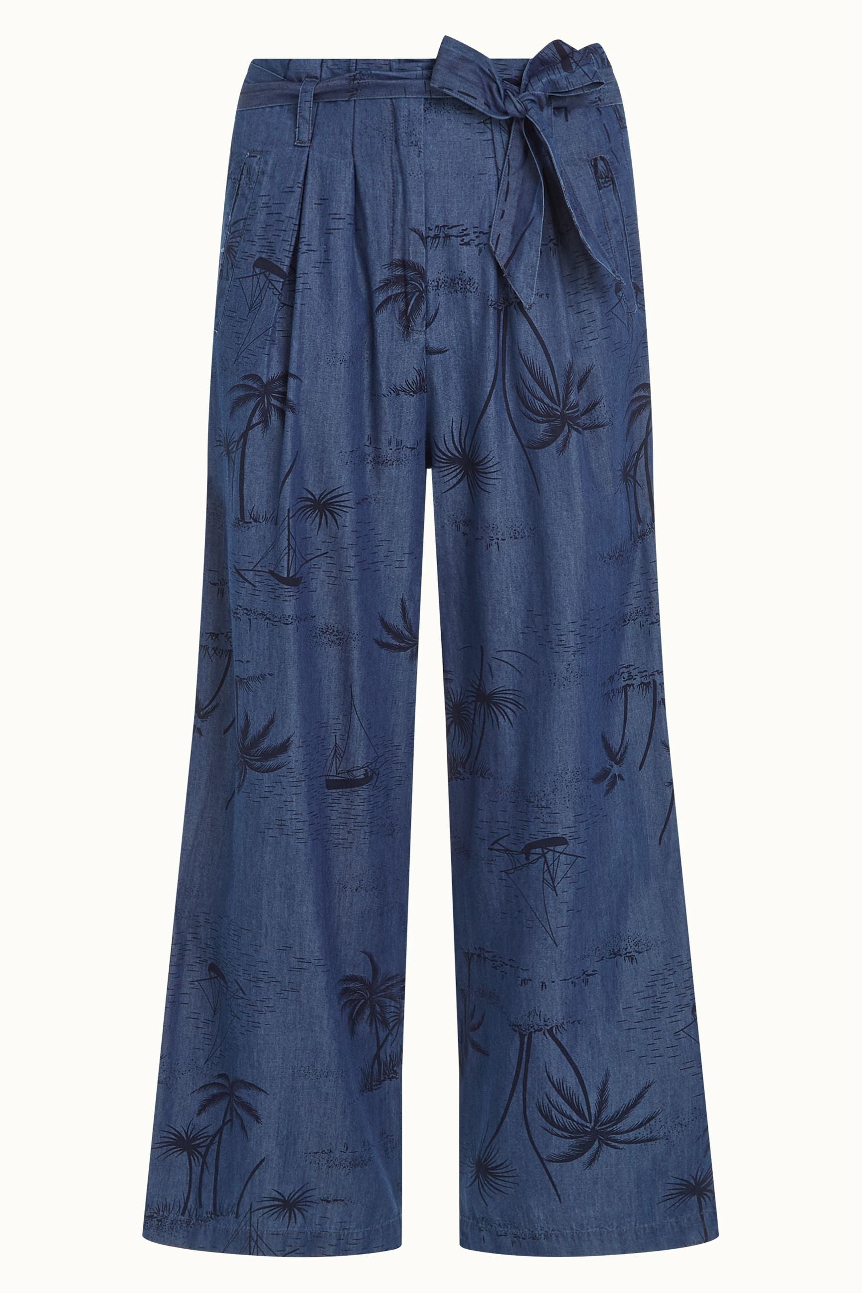 Neva Cropped Pants Daytrip - Denim Blue