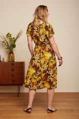 Talia Dress Emerald - Amarillo Gold