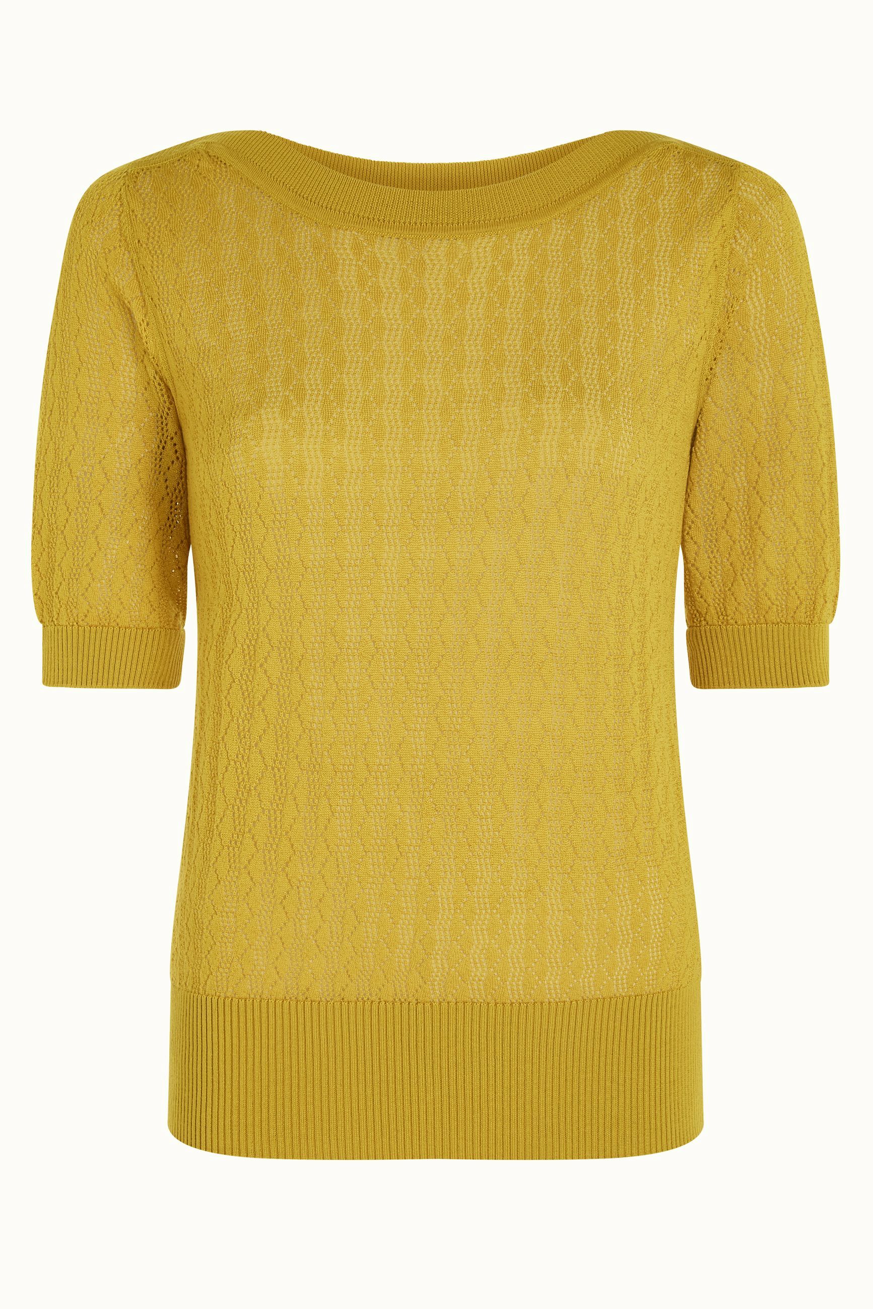 Audrey Top Loop Ajour - Tuscan Yellow