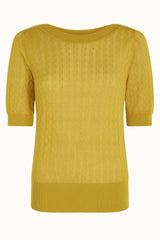 Audrey Top Loop Ajour - Tuscan Yellow