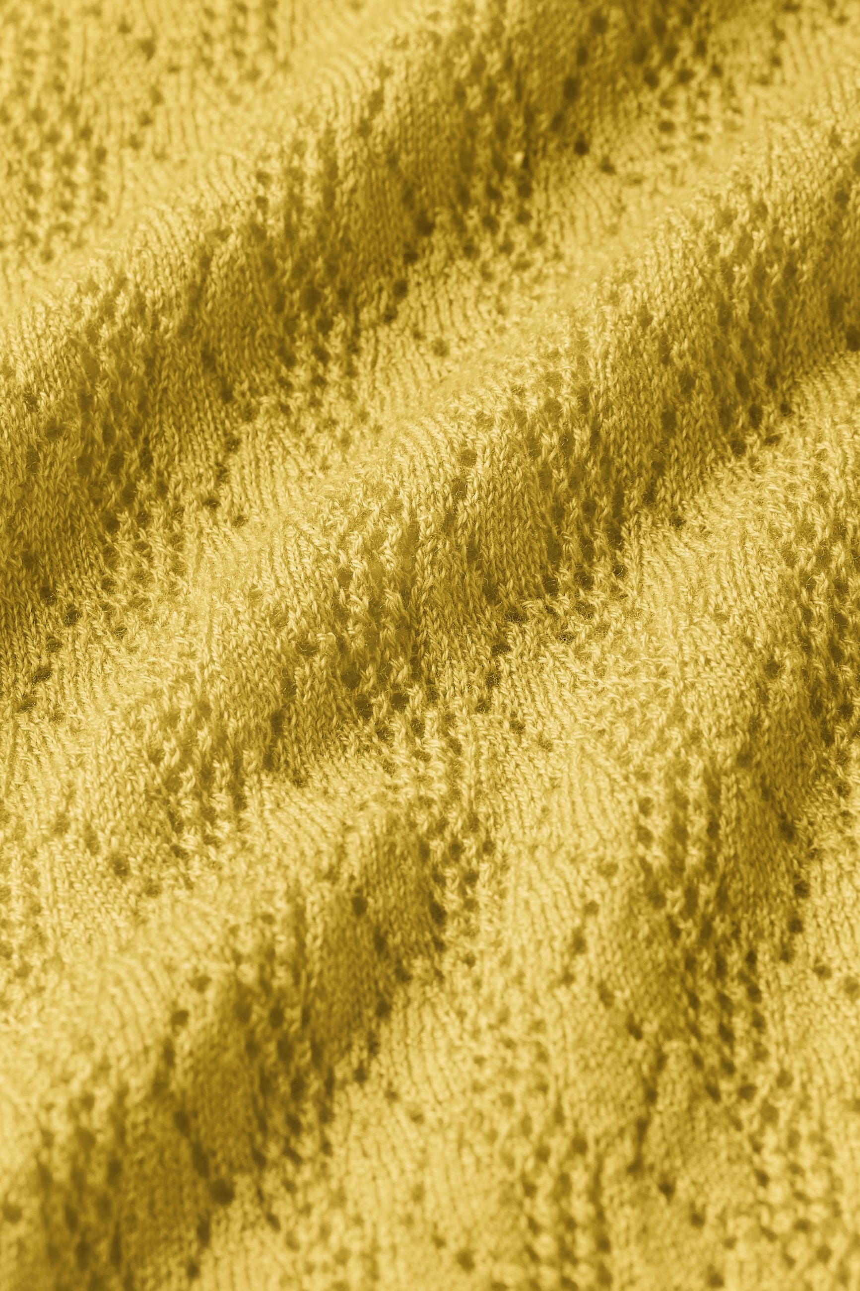 Audrey Top Loop Ajour - Tuscan Yellow