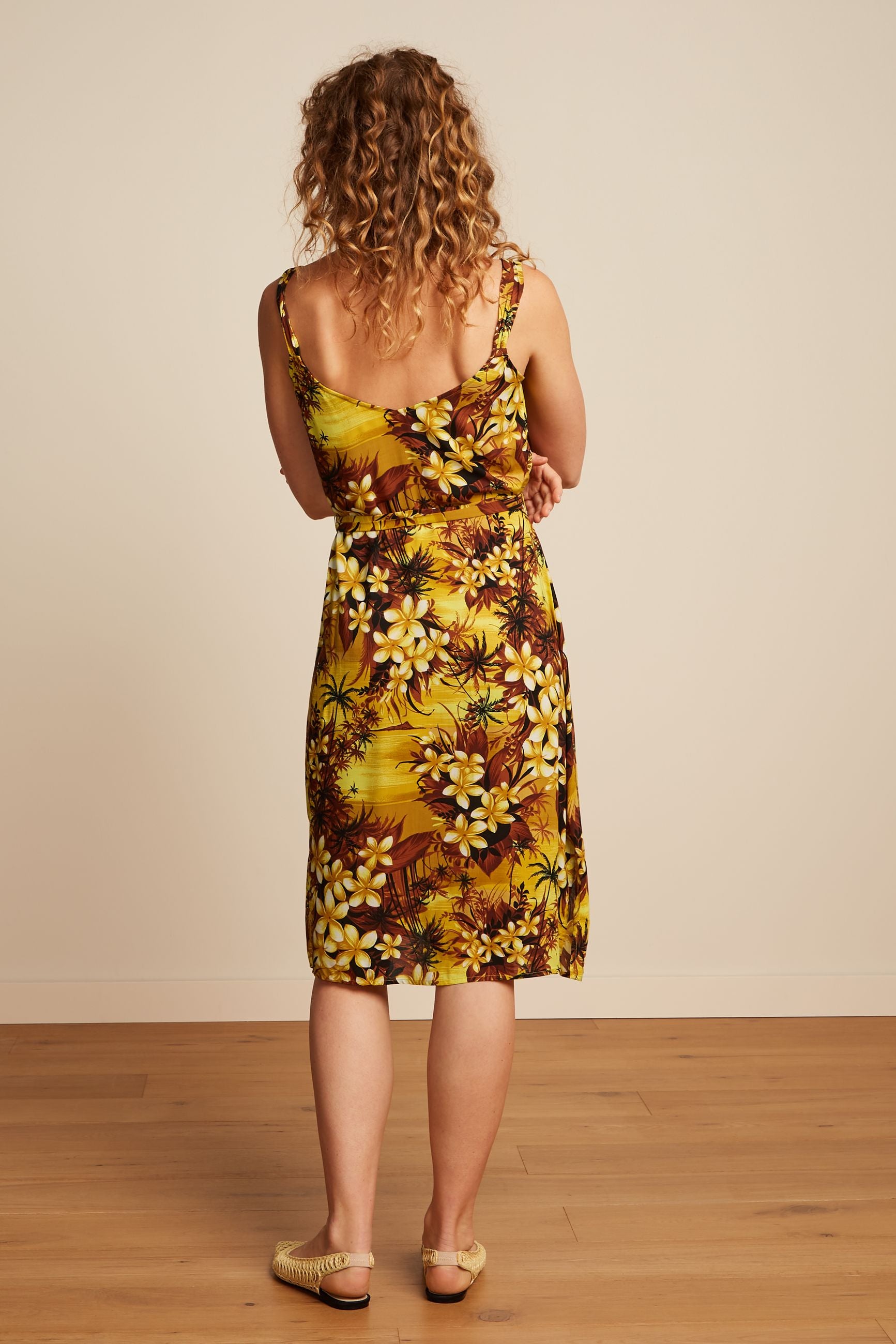 Lenny Dress Emerald - Amarillo Gold