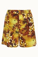 Fintan Shorts Emerald - Amarillo Gold