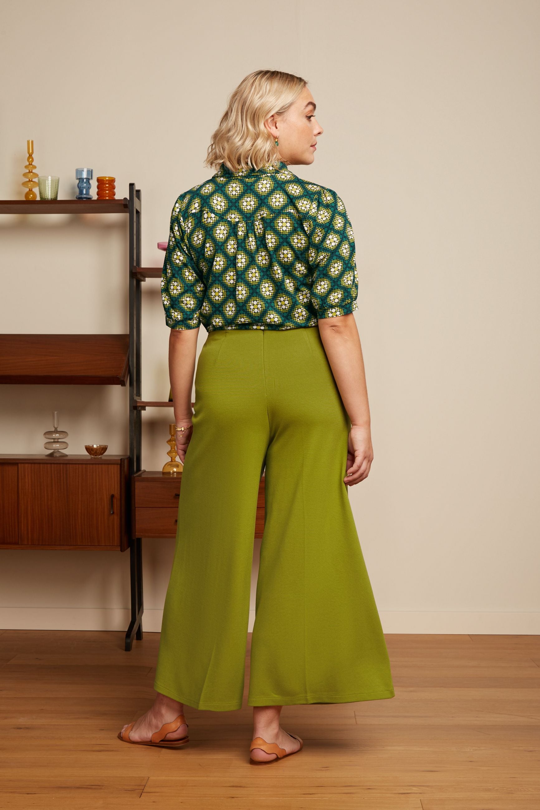 Carina Blouse Kirby - Para Green