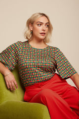 Lizzy Top Rondine - Ponderosa Green