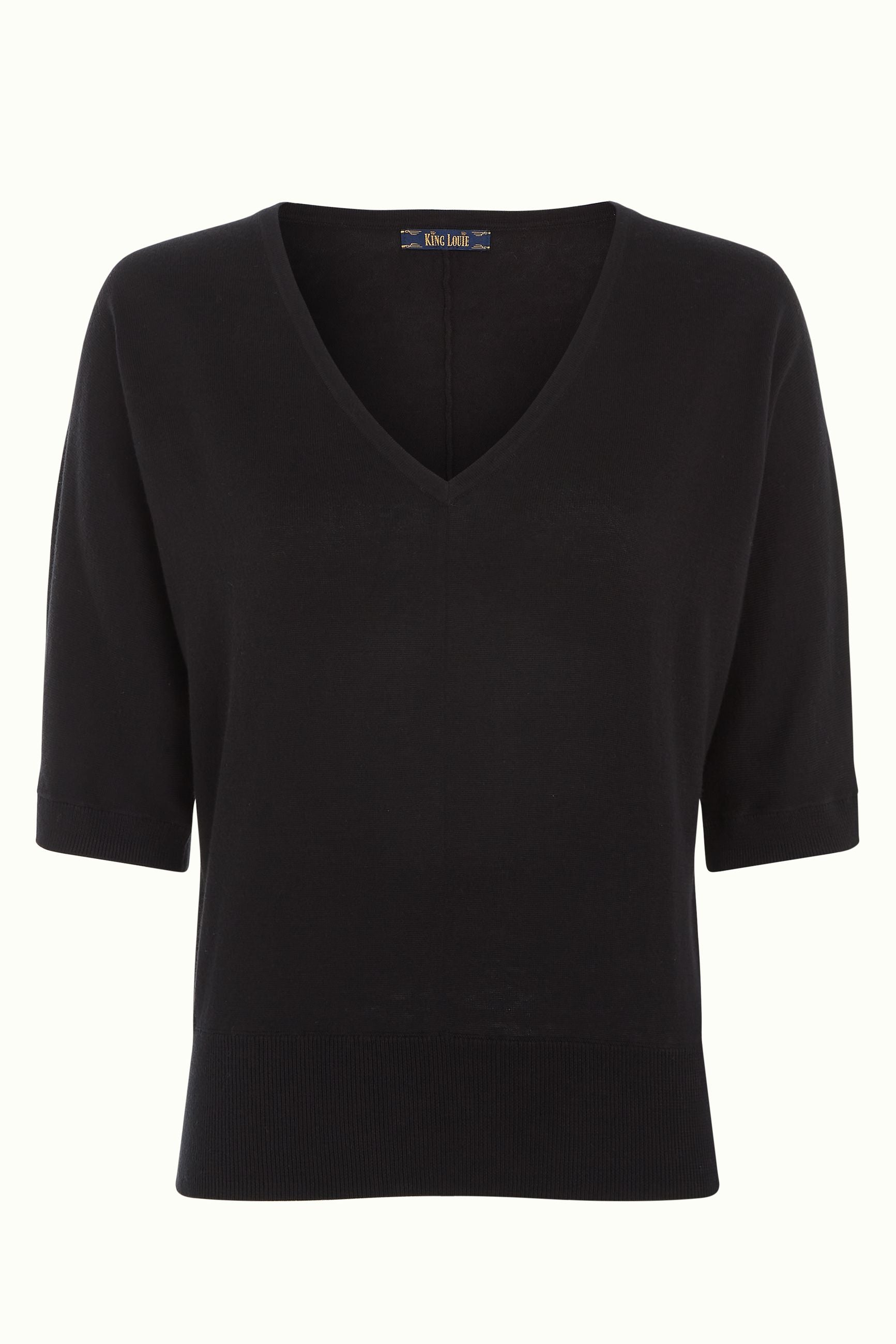 Valentina Top Club - Short Sleeve - Black