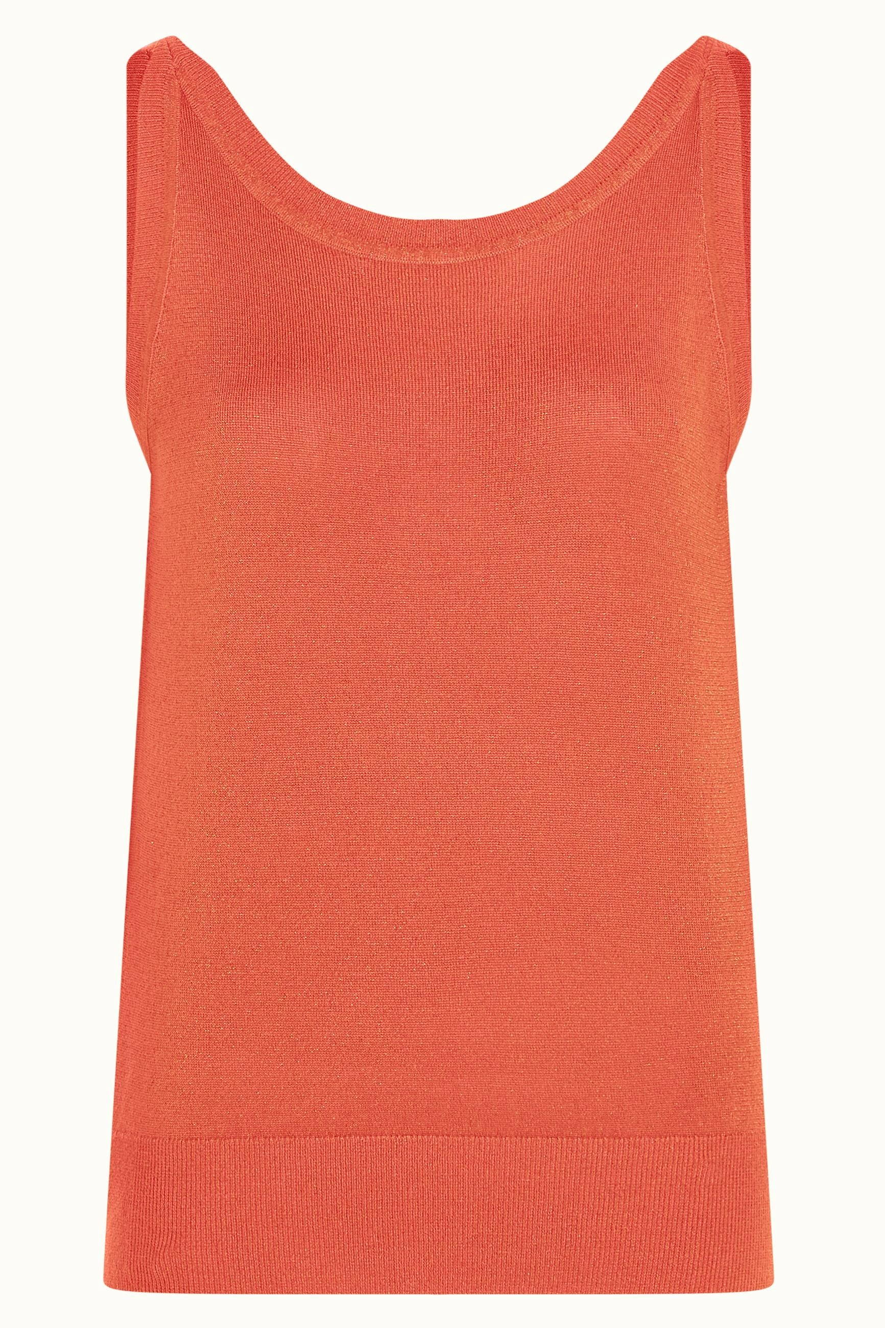 Hazel Top Spiro - Flame Orange