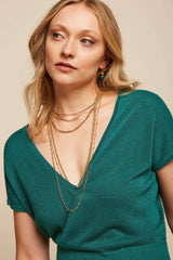 Kate Cross Top Spiro - Ponderosa Green