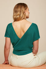 Kate Cross Top Spiro - Ponderosa Green