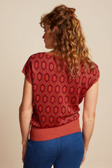 Ann Top Crown - Tweed Orange