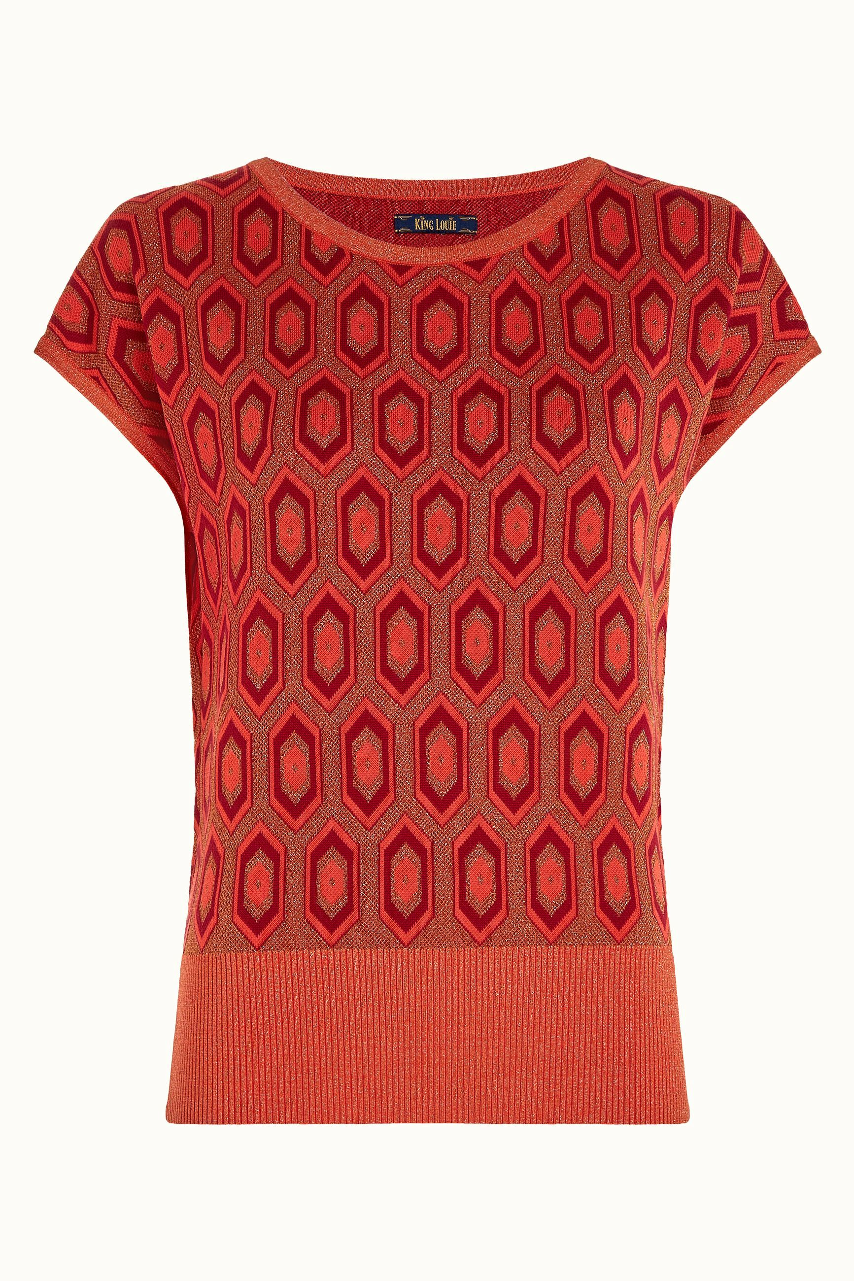 Ann Top Crown - Tweed Orange