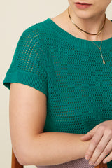 Boatneck Top Soleil - Ponderosa Green