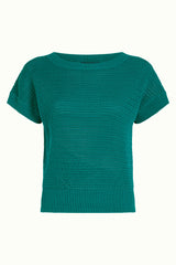 Boatneck Top Soleil - Ponderosa Green