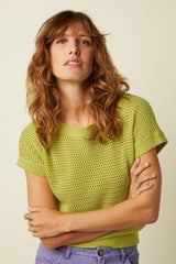 Boatneck Top Soleil - Spring Yellow