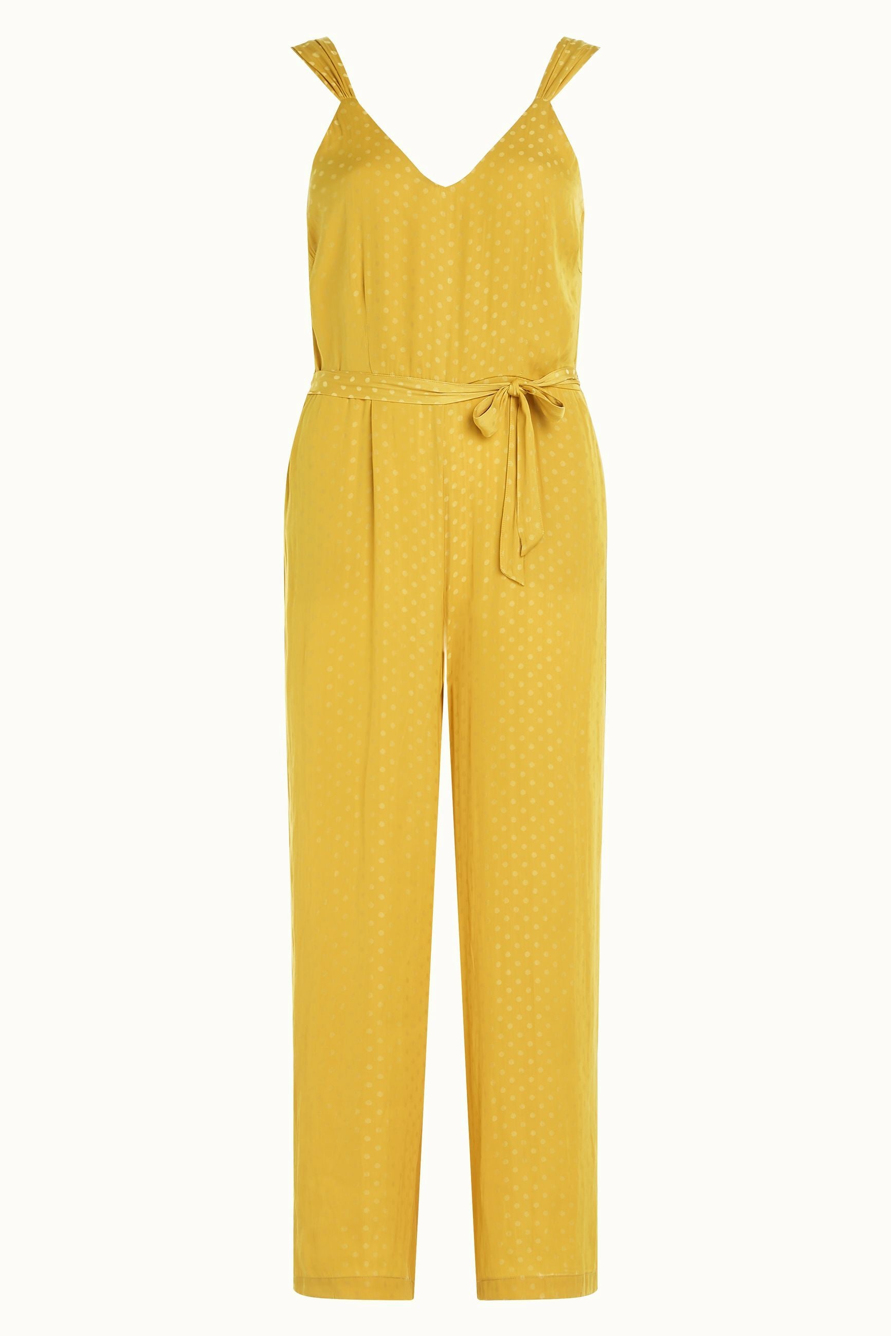 Lenny Jumpsuit Bisque - Tuscan Yellow