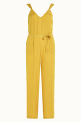 Lenny Jumpsuit Bisque - Tuscan Yellow