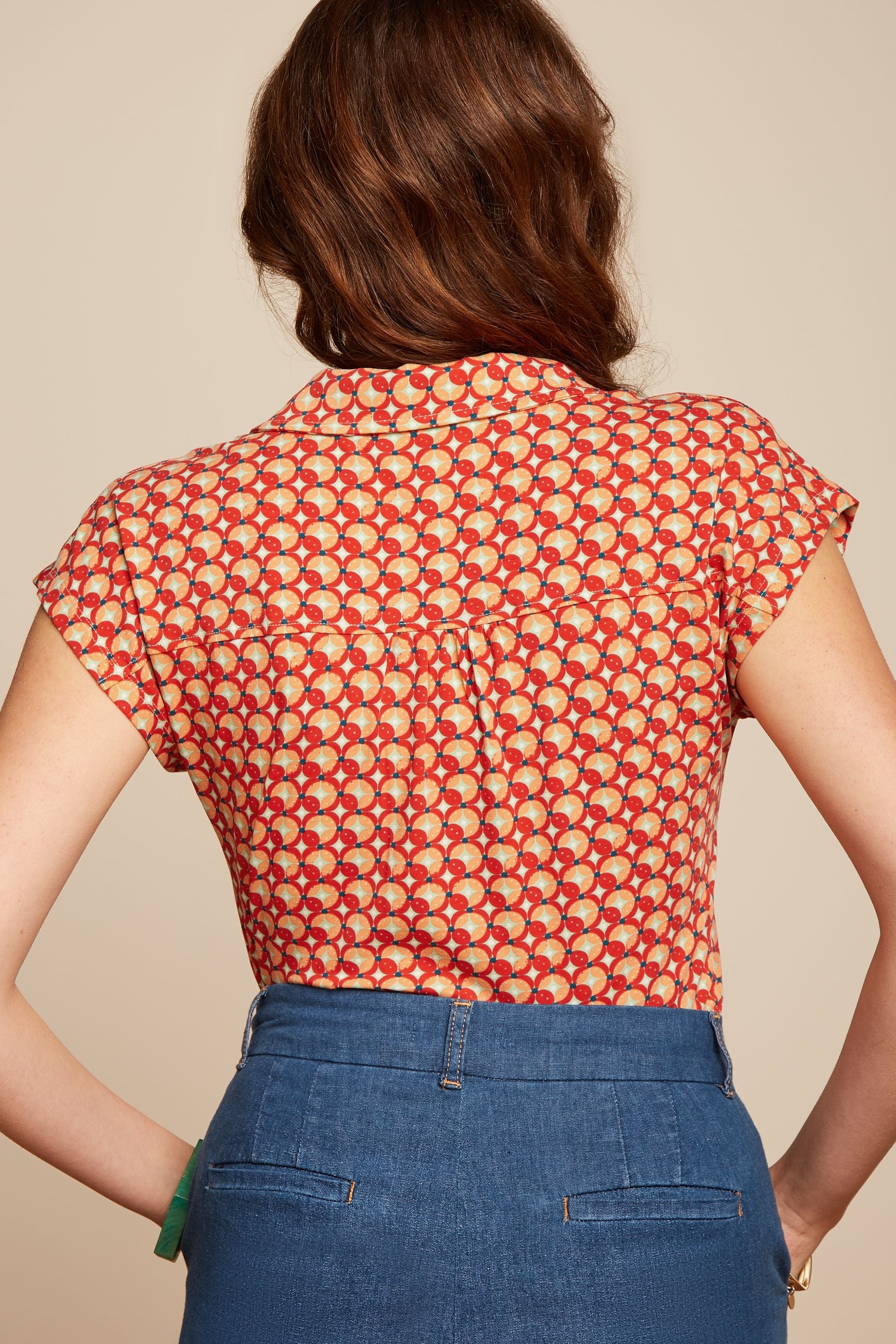 Blouse Rowe - Fiery Red