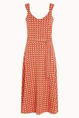 Lenny Dress Rowe - Fiery Red