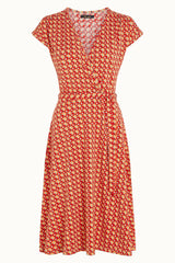 Abigail Dress Rowe - Fiery Red