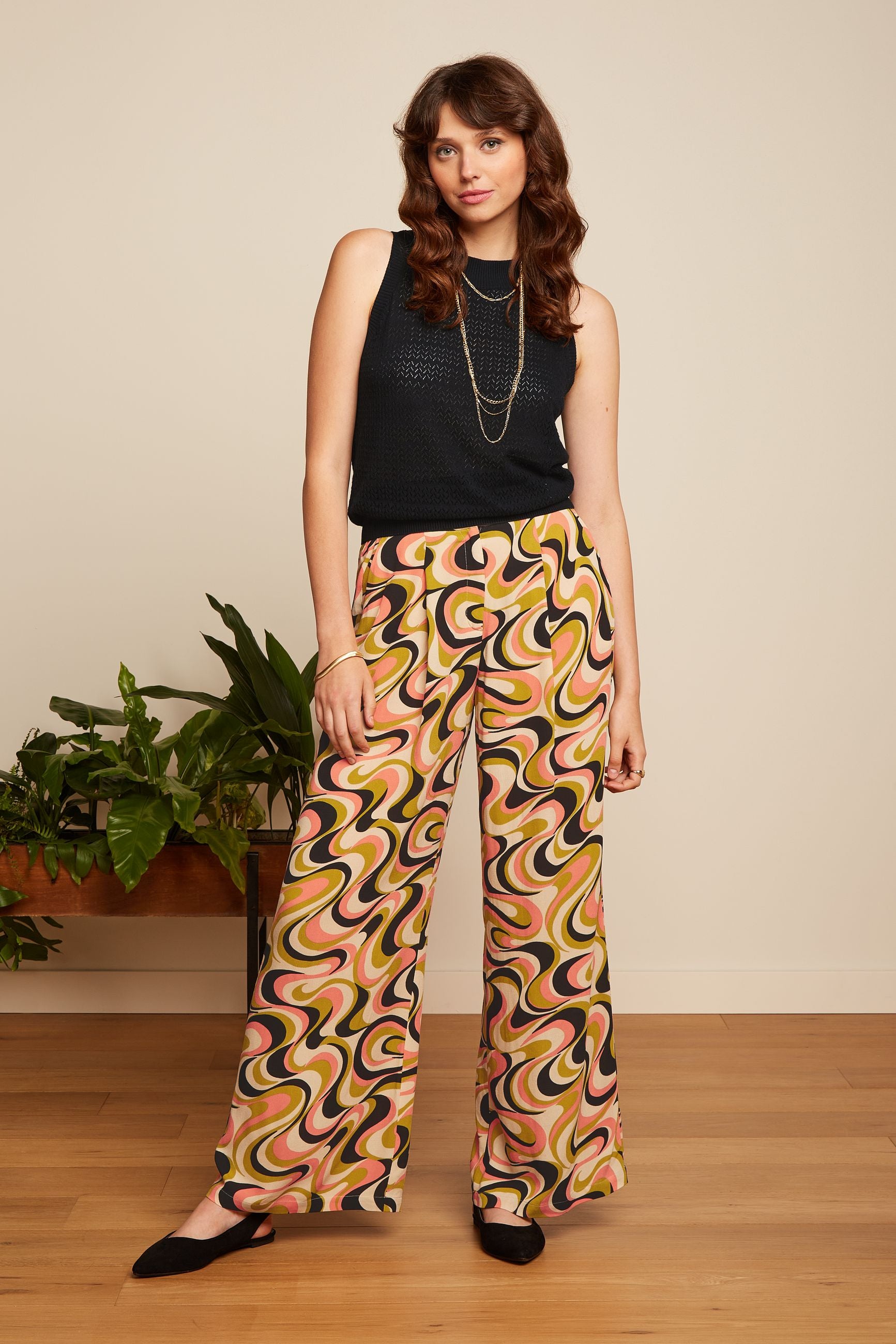 Adeline Pants Manic - Spring Yellow