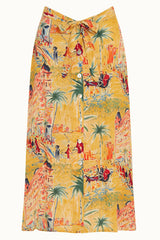 Judy Midi Skirt Serafini - Tuscan Yellow