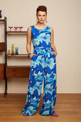 Frida Jumpsuit Seychelles - Surf Blue