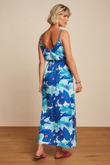 Nadya Maxi Dress Seychelles - Surf Blue