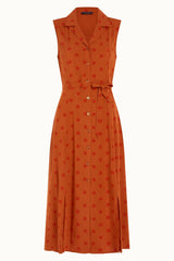 Violante Dress Melos - Caramel