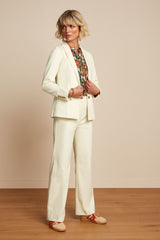 Marcie Pants Marine - Ivory