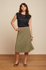 Juno Skirt Indy - Delphinium Green