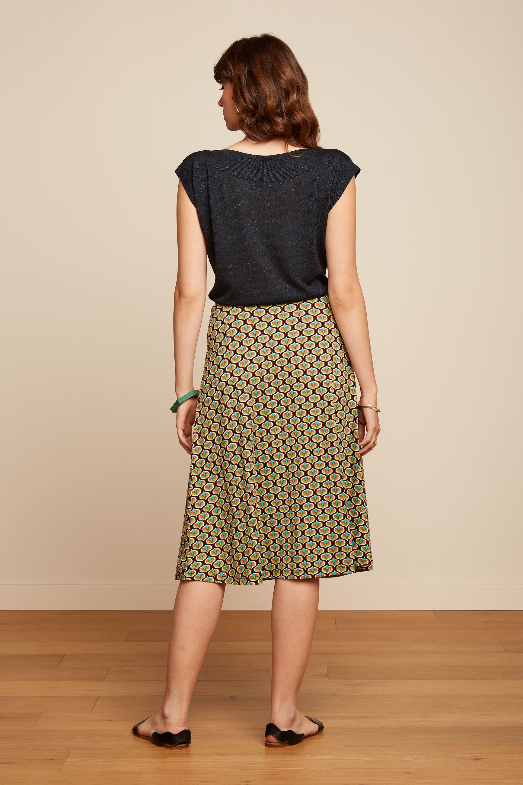 Juno Skirt Indy - Delphinium Green