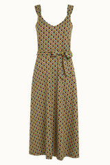 Lenny Dress Indy - Delphinium Green