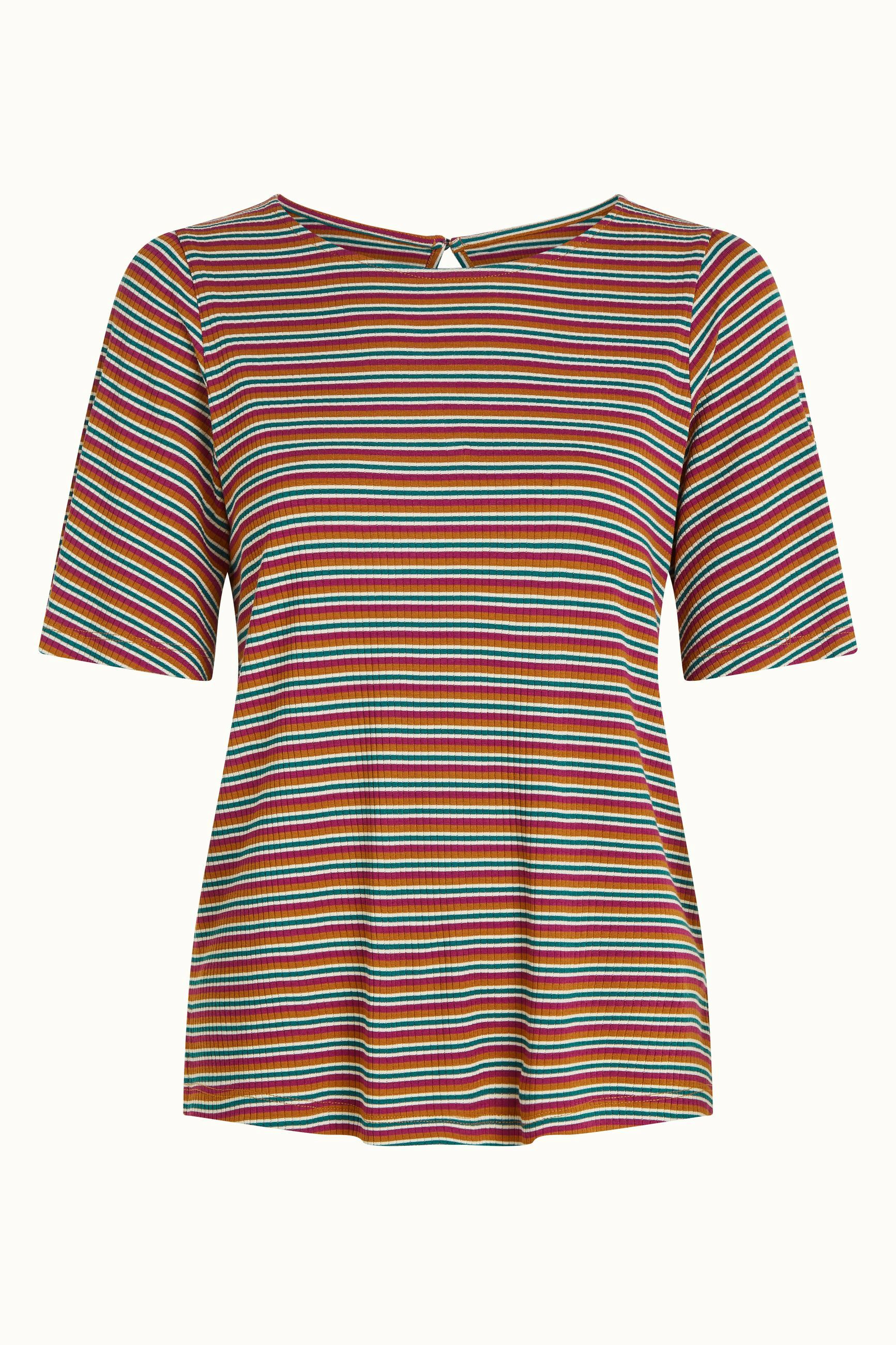 Lizzy Top Jones Stripe - Ponderosa Green