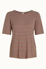 Lizzy Top Jones Stripe - Ponderosa Green