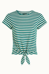 Knot T-Shirt Chopito Stripe - Ponderosa Green