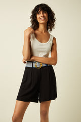 Striped Belt - Mazarine