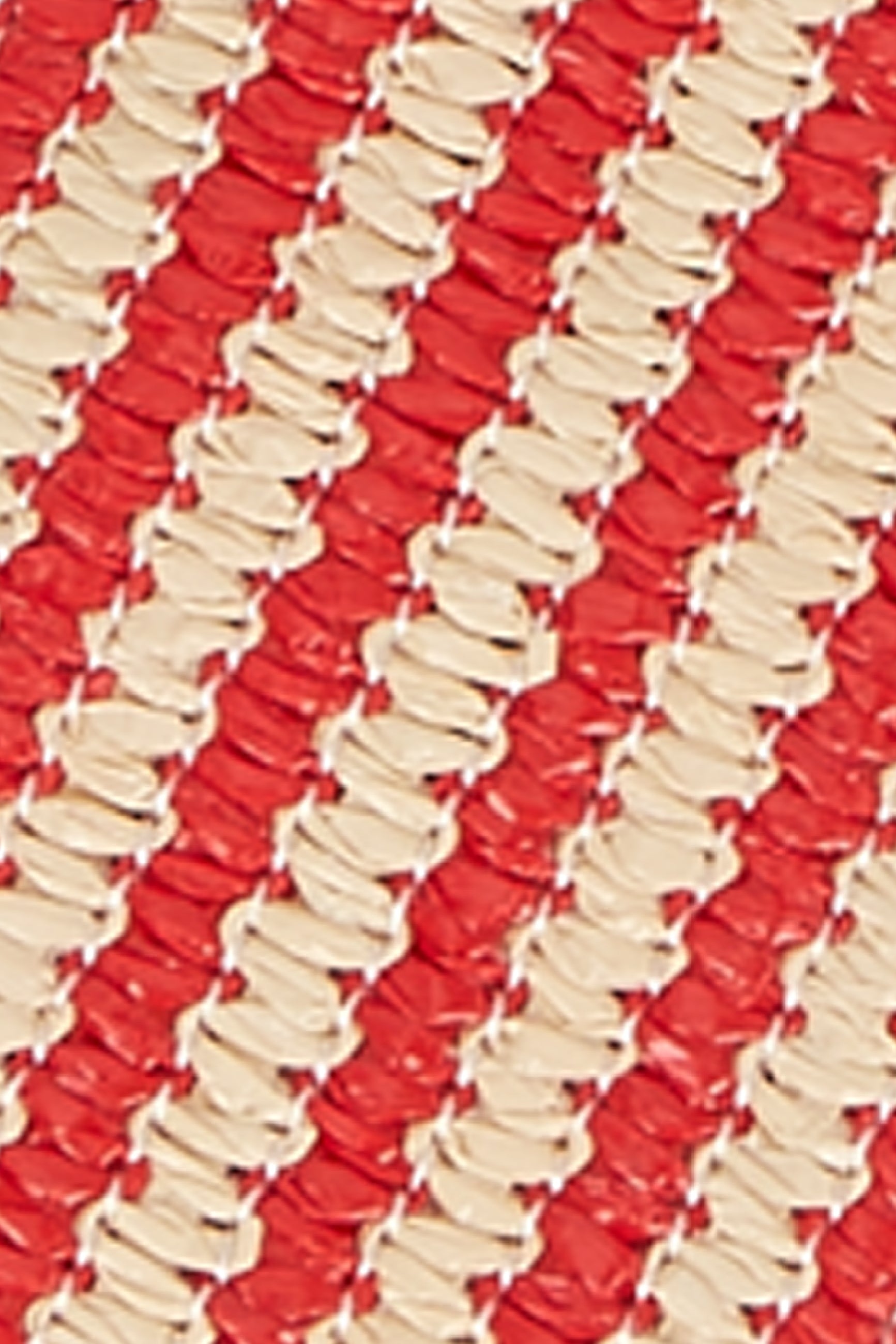 Striped Belt - Chili Red