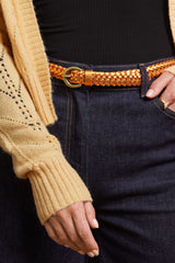 Glitter Braid Belt - Syrup