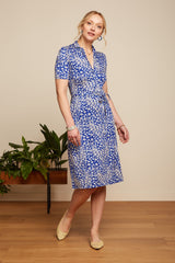 Lola Dress Mercy - Deep Ultramarine