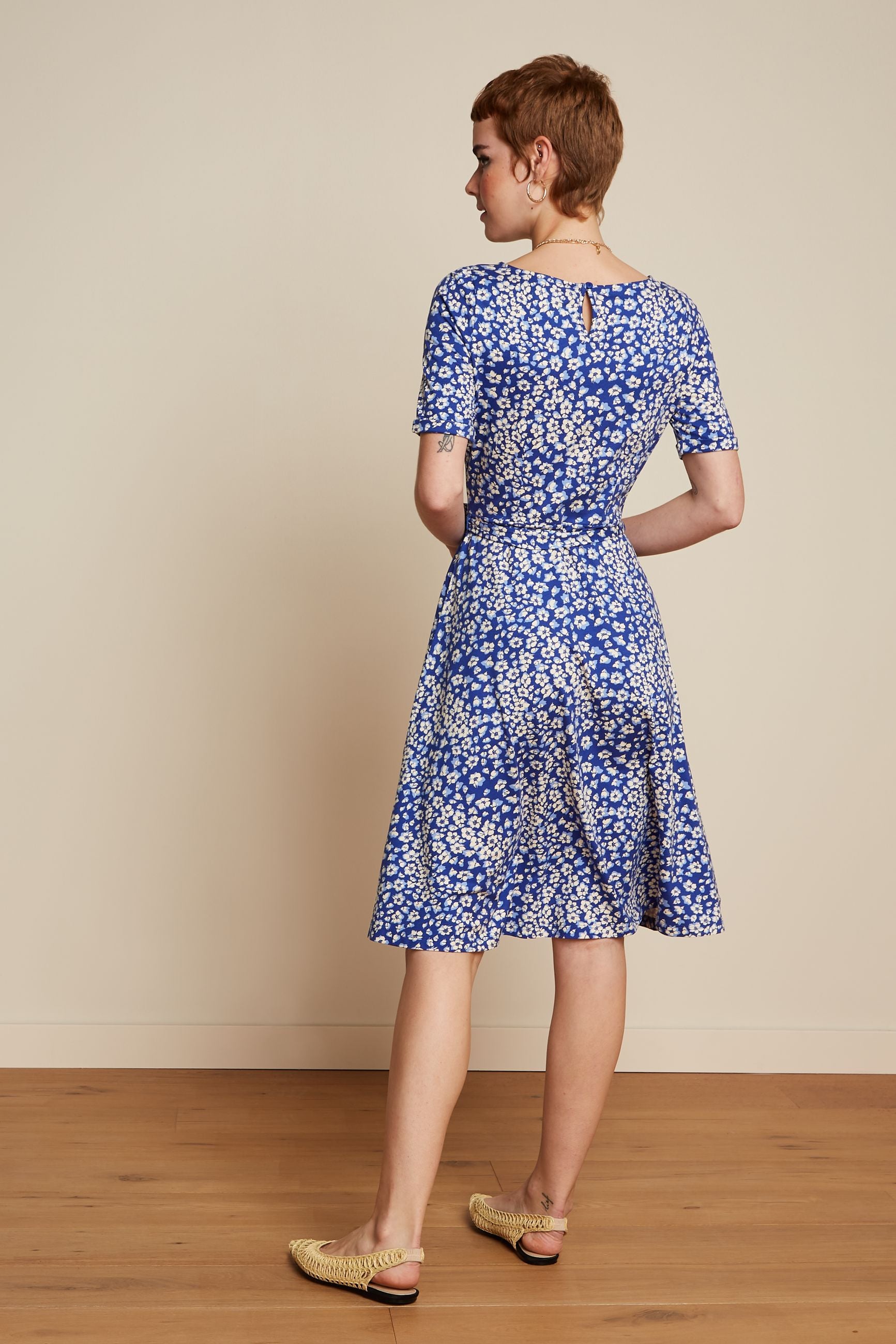 Betty Dress Mercy - Deep Ultramarine