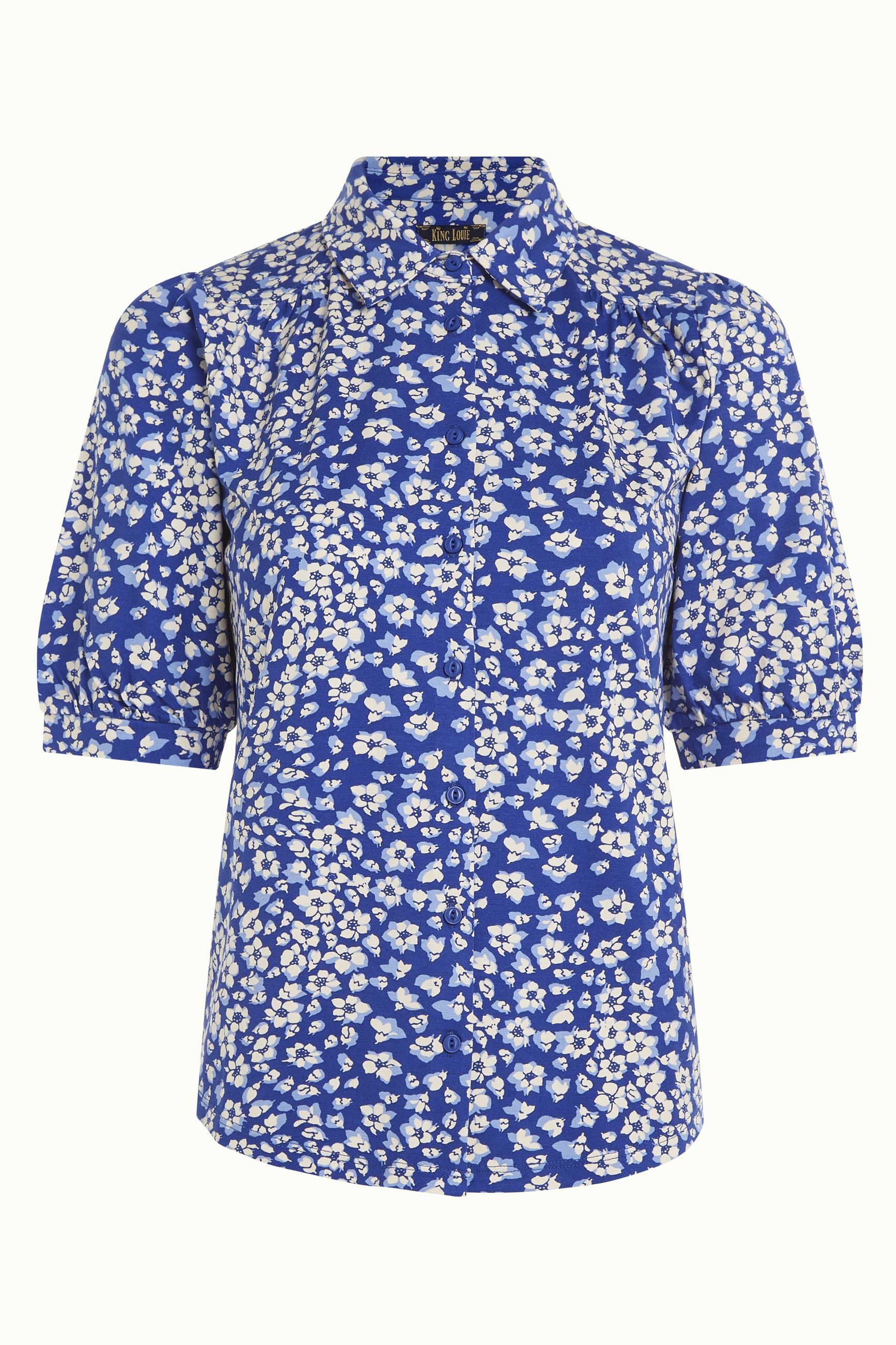 Carina Blouse Mercy - Deep Ultramarine